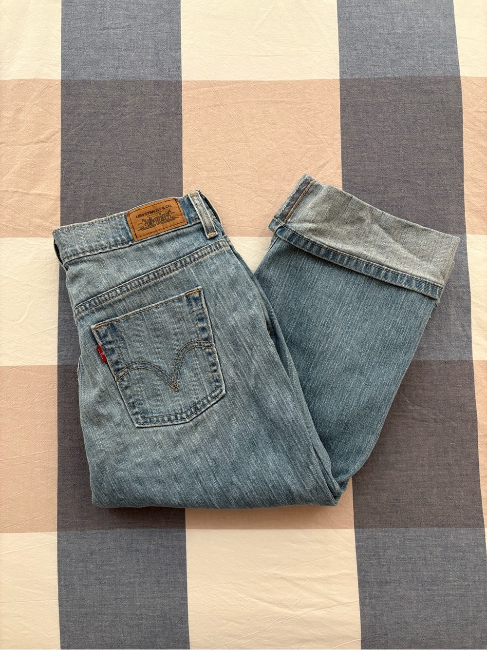 Levi's 515 Capri Jeans Light Wash Size 6
